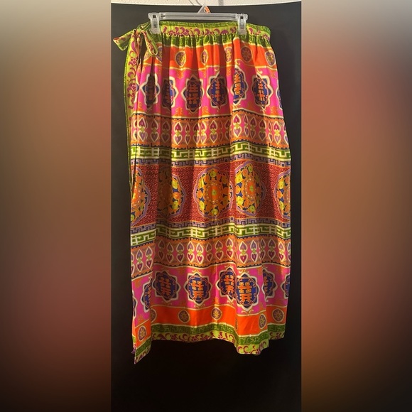 Vntg Alice of California 1960s wrap skirt - Picture 1 of 14